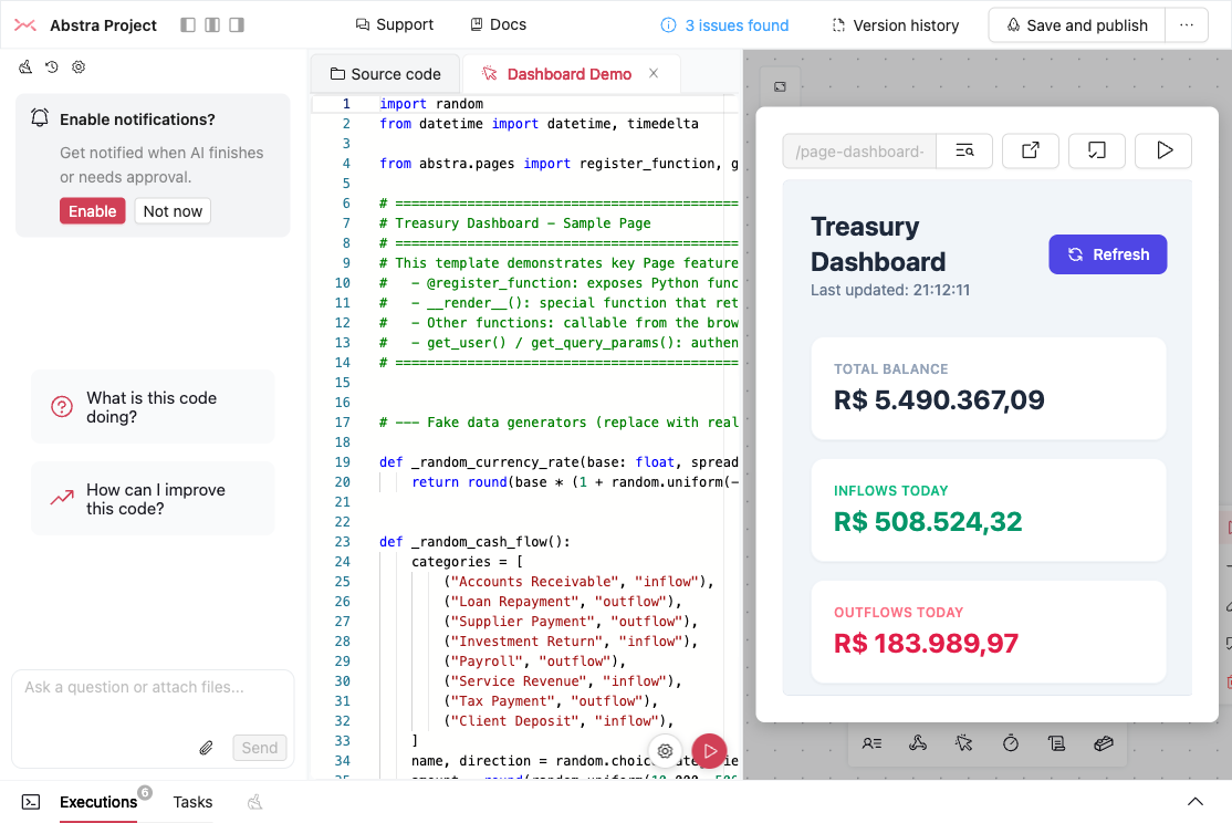 PageTester in the editor