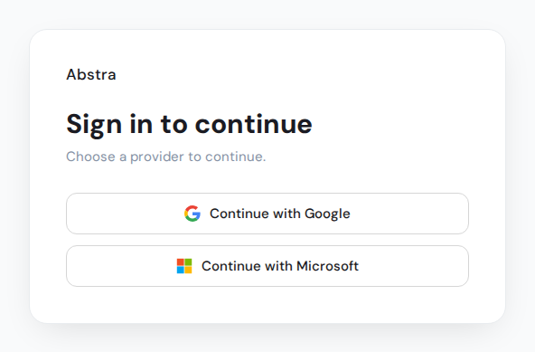 Application login with SSO only